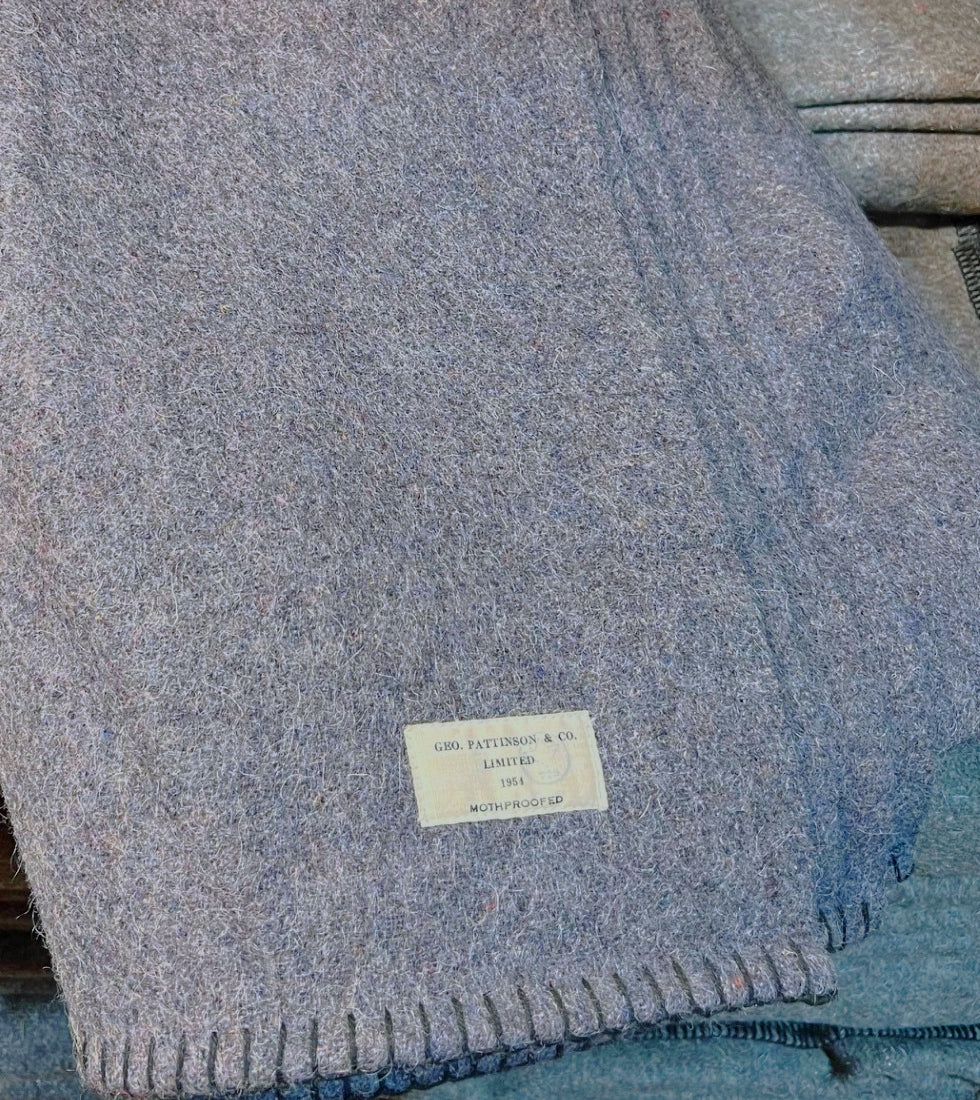 Authentic Canadian Army Wool Blankets – Rare 1950s Originals