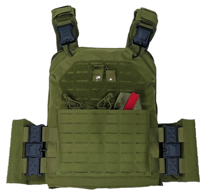 VISM Quick Release Laser Cut Plate Carriers- Multiple Colours (M – 2XL) Fits 10x12 Plates