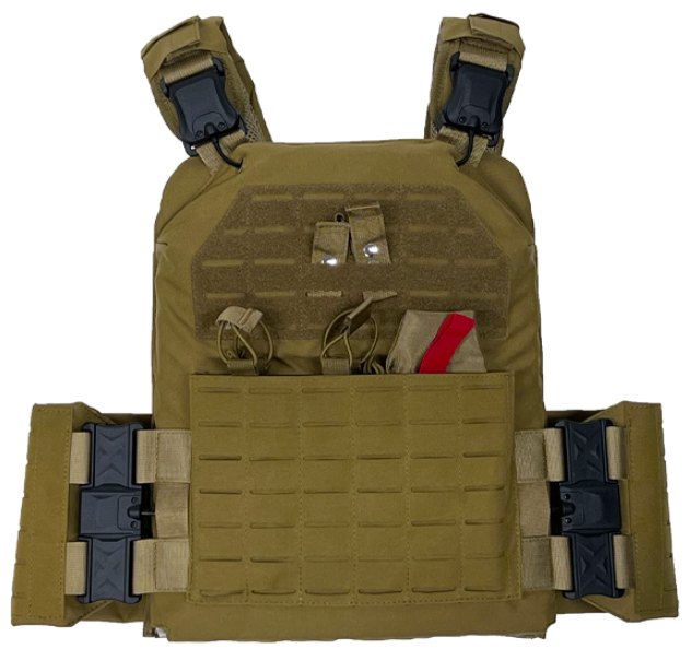 VISM Quick Release Laser Cut Plate Carriers- Multiple Colours (M – 2XL) Fits 10x12 Plates
