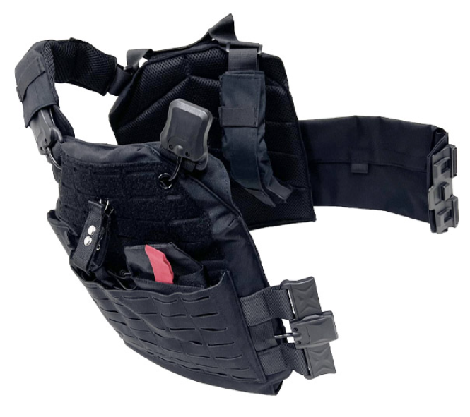 VISM Quick Release Laser Cut Plate Carriers- Multiple Colours (M – 2XL) Fits 10x12 Plates