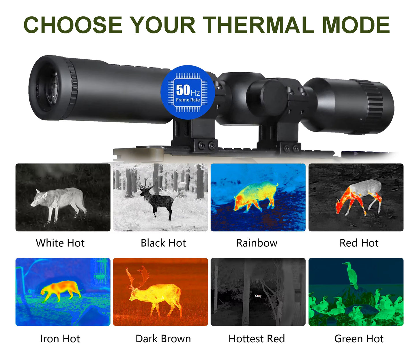 Night Knight Guardian NK-GD - Thermal Imaging Scope - Day or Night Use