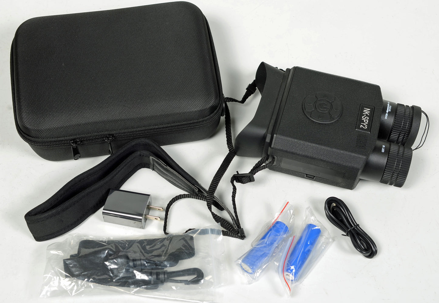 Night Knight Spy 2 NK-SP2 -  Digital Night Vision Binoculars with HD Display Screen - Day or Night Use